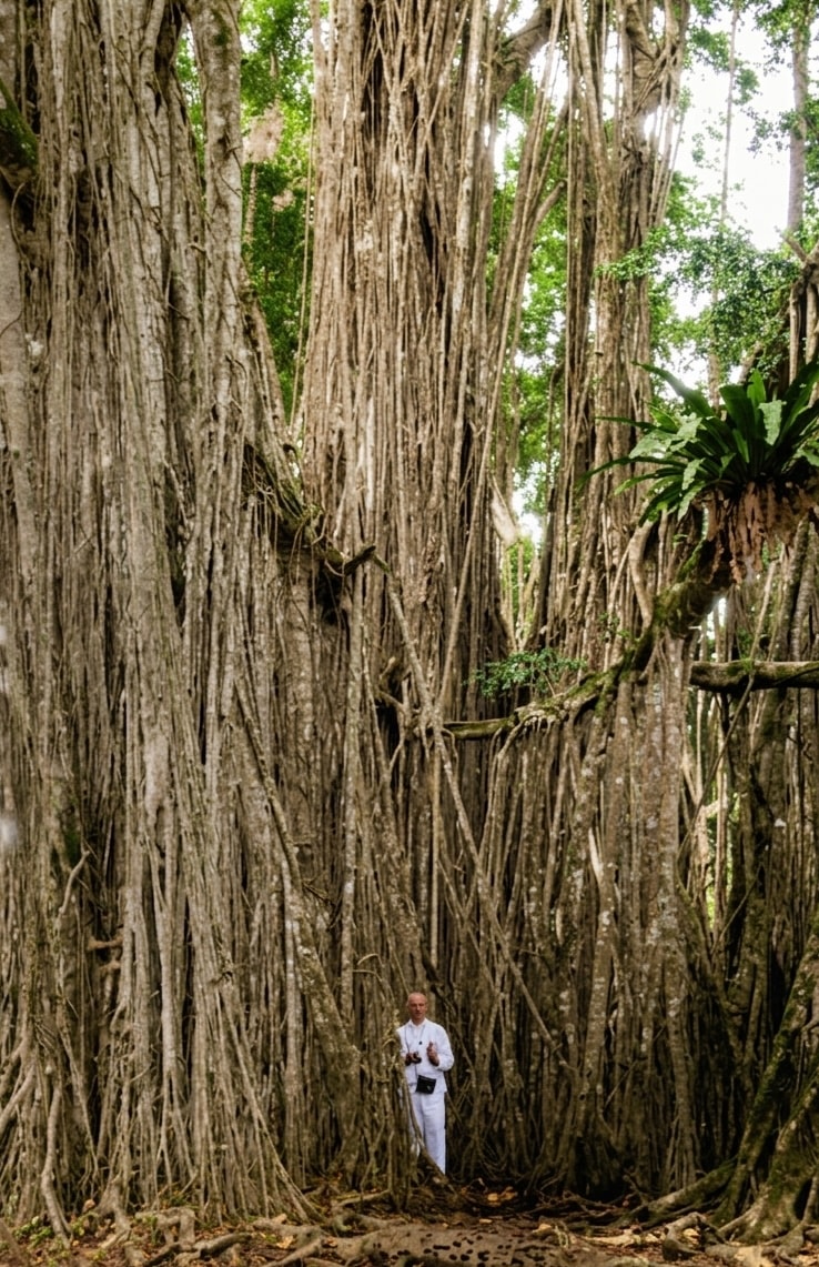 TROPENMUSEUM COLLECTION Giant Waringin tree on Bali