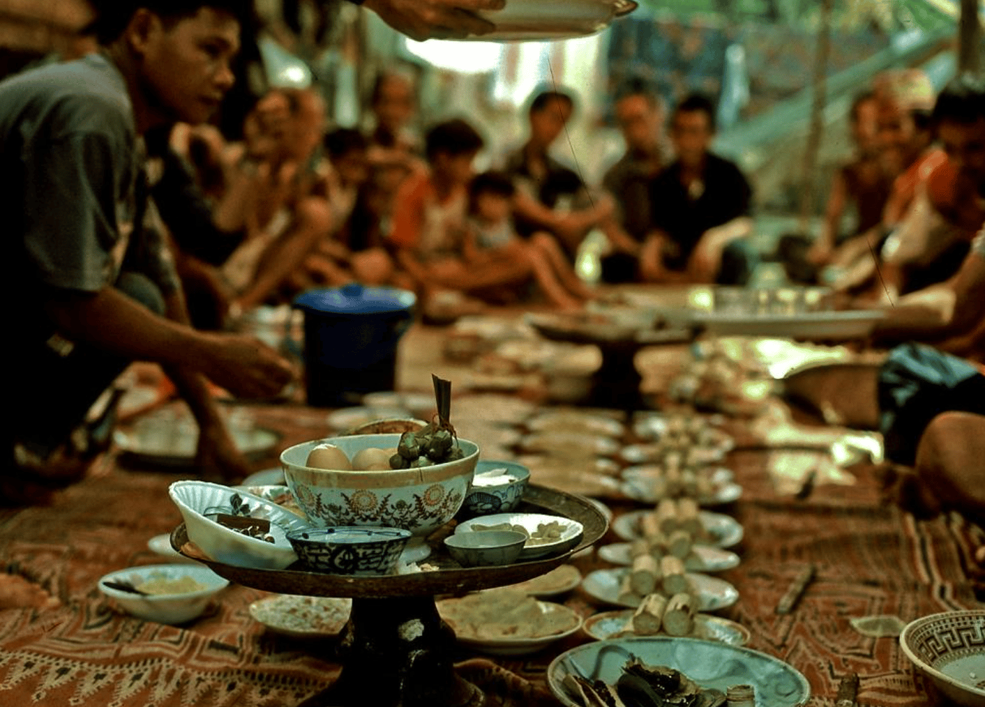 Gawai Iban Rice Rendai offerings 